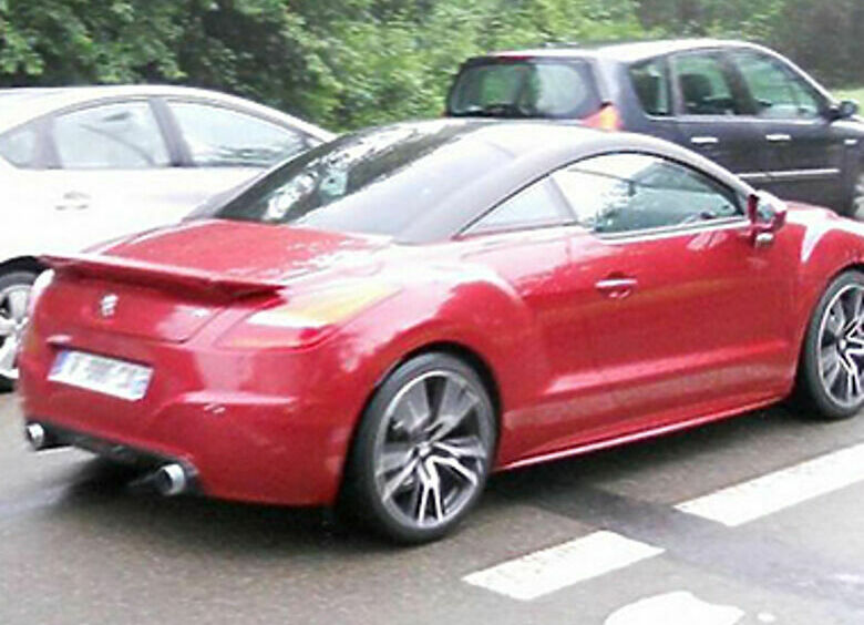 Изображение Peugeot RCZ R попался фoтошпионам