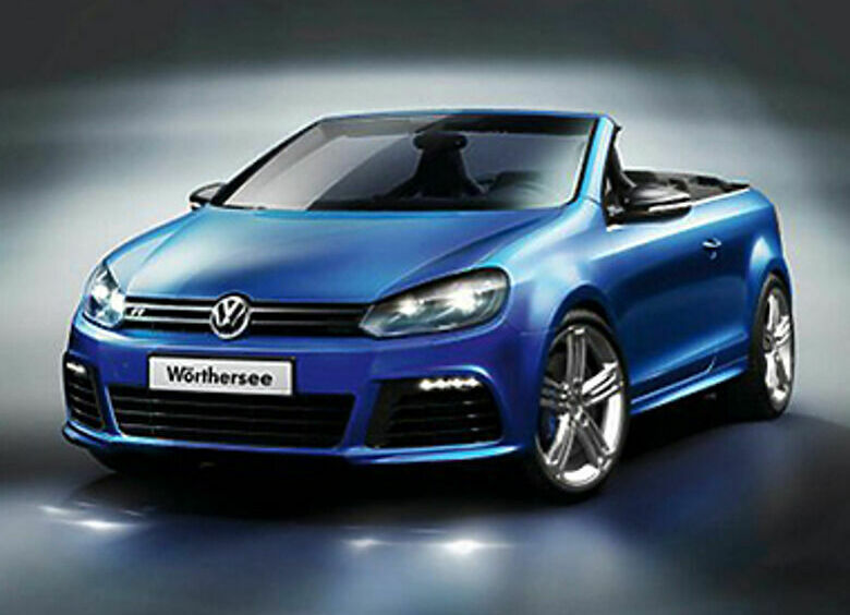 Изображение Немцы показали серийный Volkswagen Golf R в кузове кабриолет 