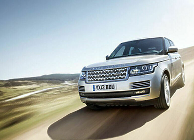 Изображение Range Rover пошел в разнос