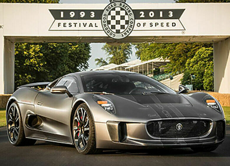 Изображение Jaguar C-X75 представили в Гудвуде