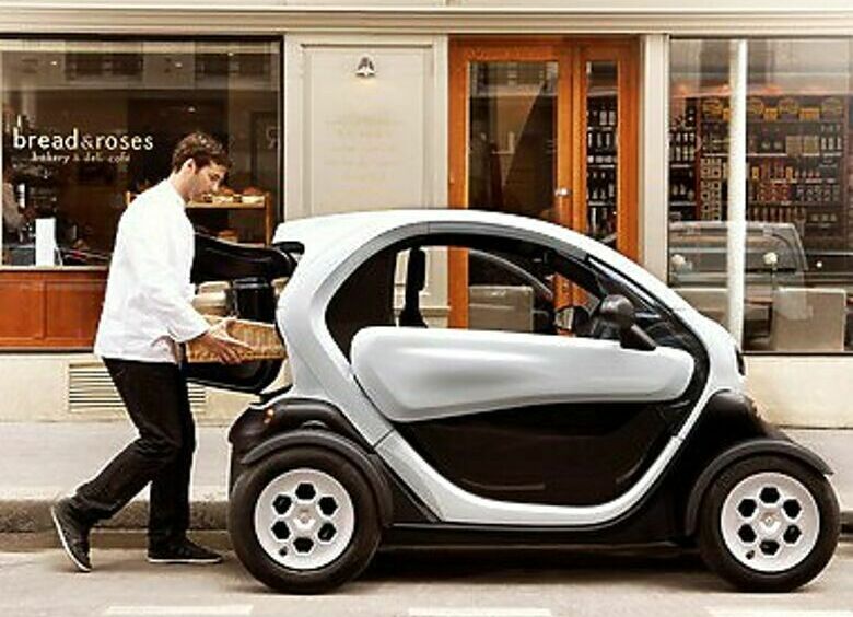 Изображение Renault Twizy стал одноместным грузовичком