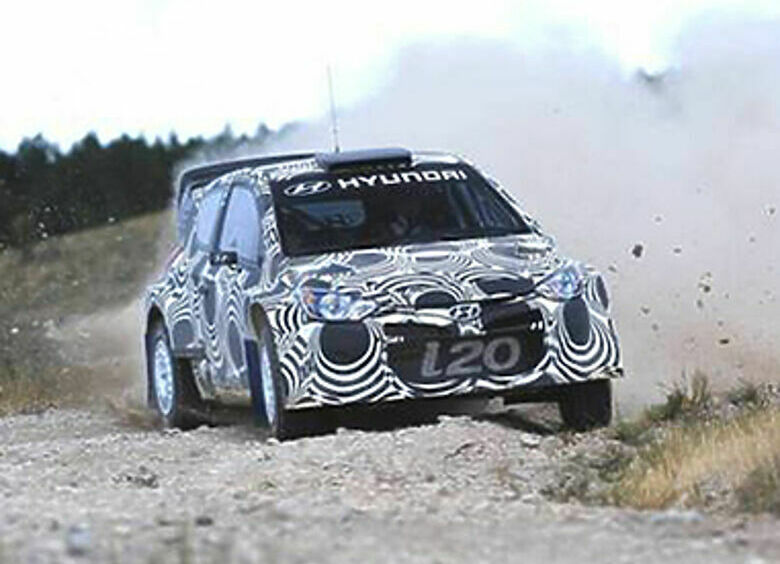 Изображение Hyundai Motorsport i20 WRC тестируют в горах