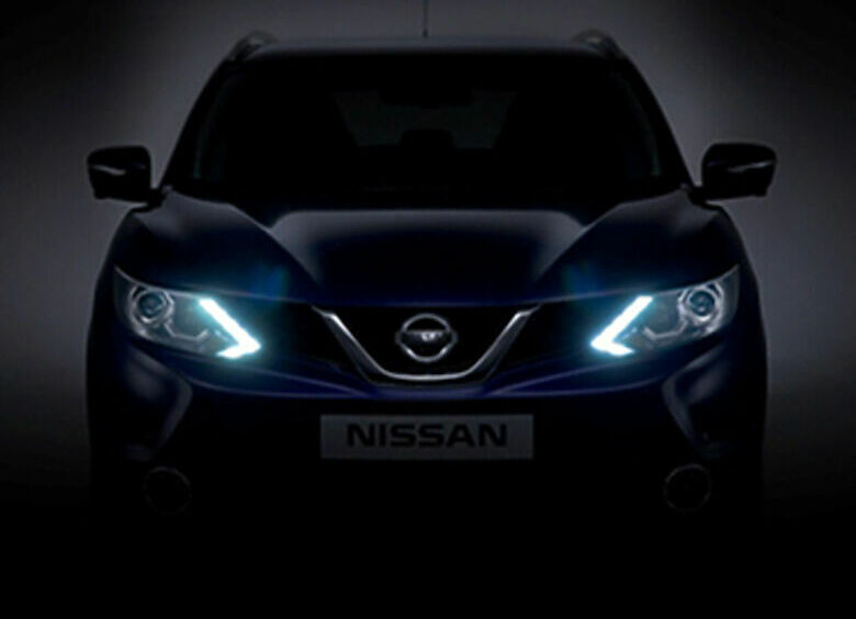 Изображение «Nissan» показал личико Qashqai