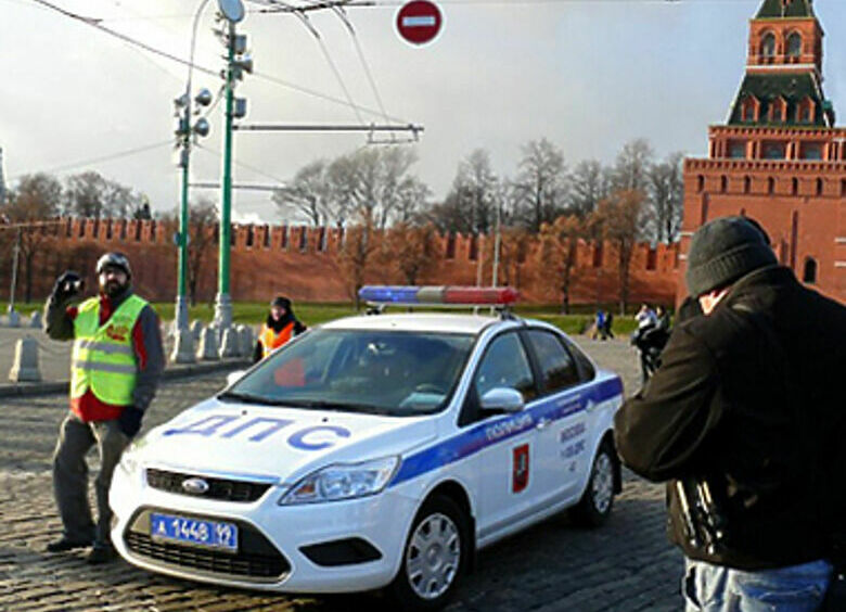 Изображение Кремль в свете ФАР