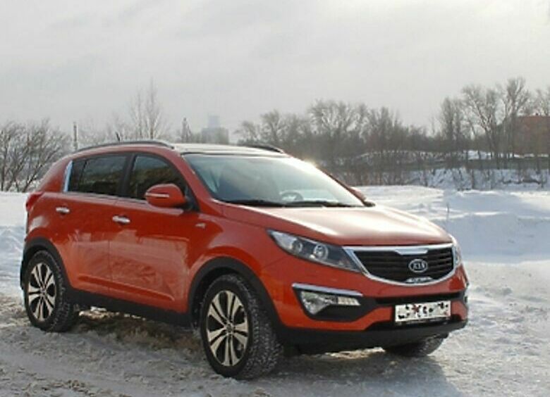 Изображение KIA Sportage и «полюс холода»