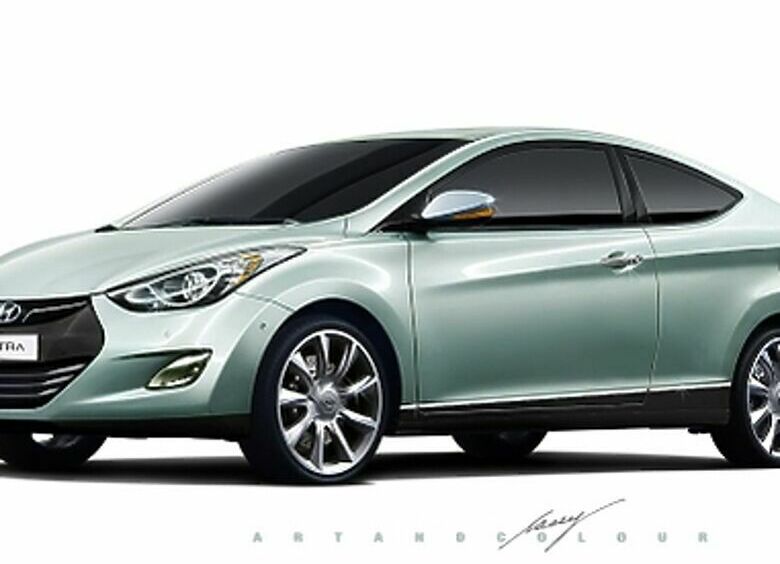 Изображение Elantra Coupe прогремит в Чикаго 