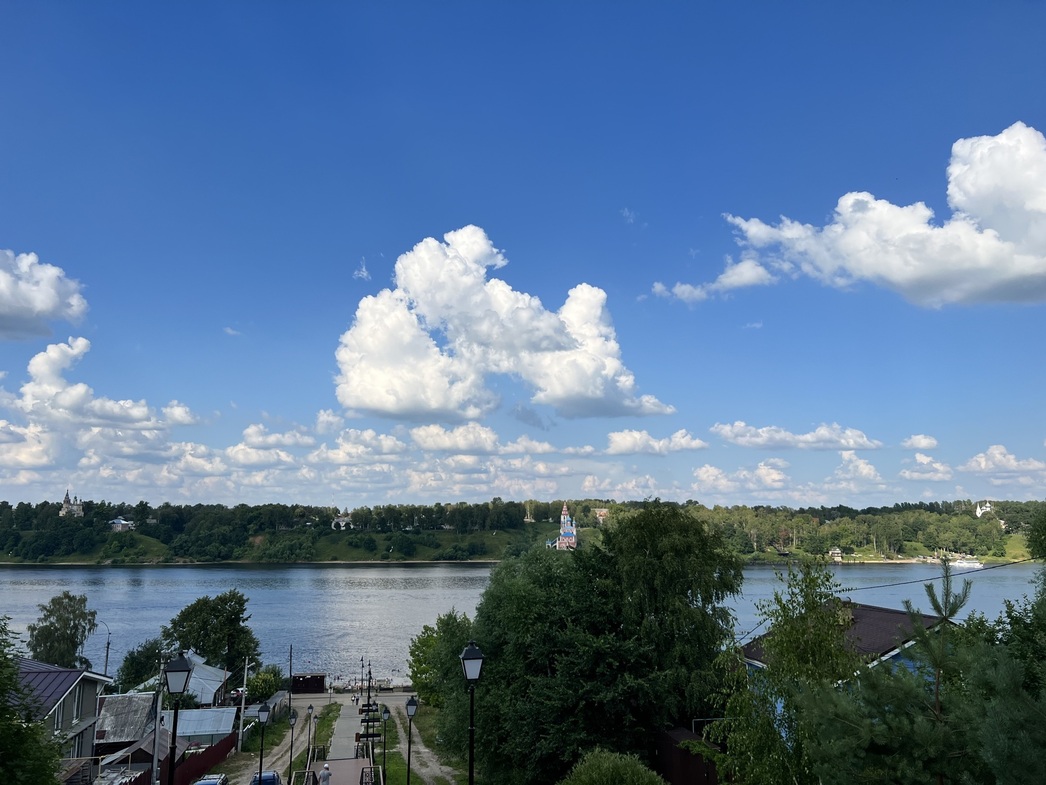 Тутаев, Вид на Романовский берег.