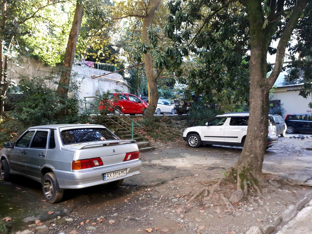 Дворы забиты...