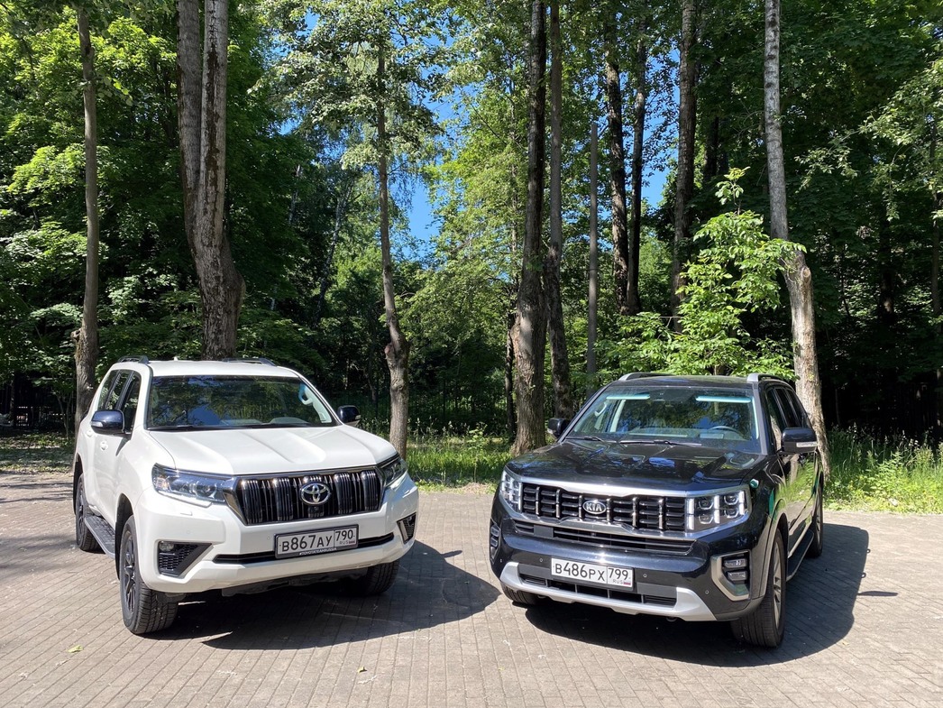 Приказано выжить: сравнительный тест Toyota Land Cruiser Prado и Kia Mohave  - АвтоВзгляд