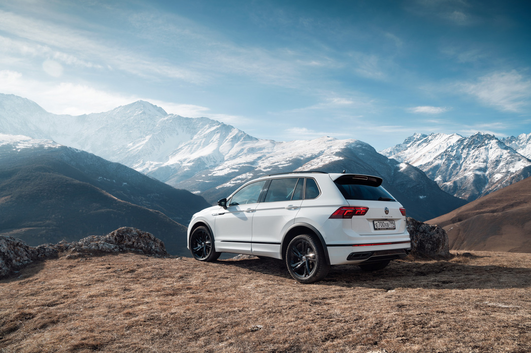 Volkswagen Tiguan в горах
