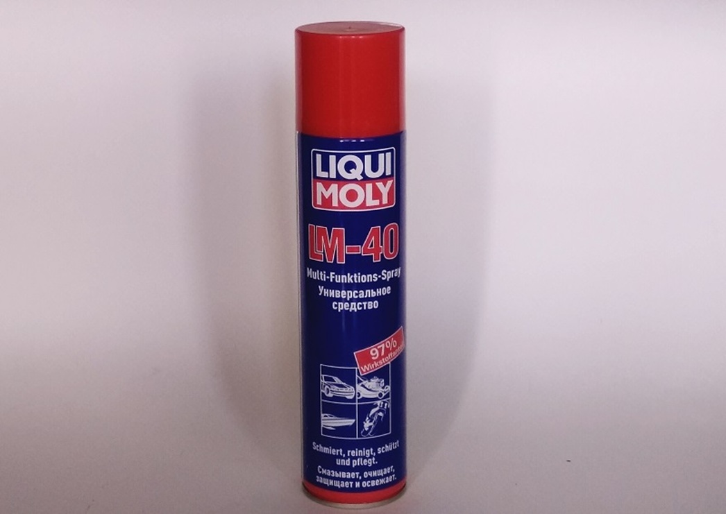 Победитель теста по оценке проникающей способности – универсальный аэрозоль LM-40 бренда Liqui Moly.