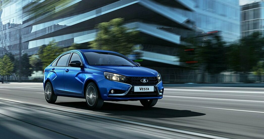 На фото LADA Vesta