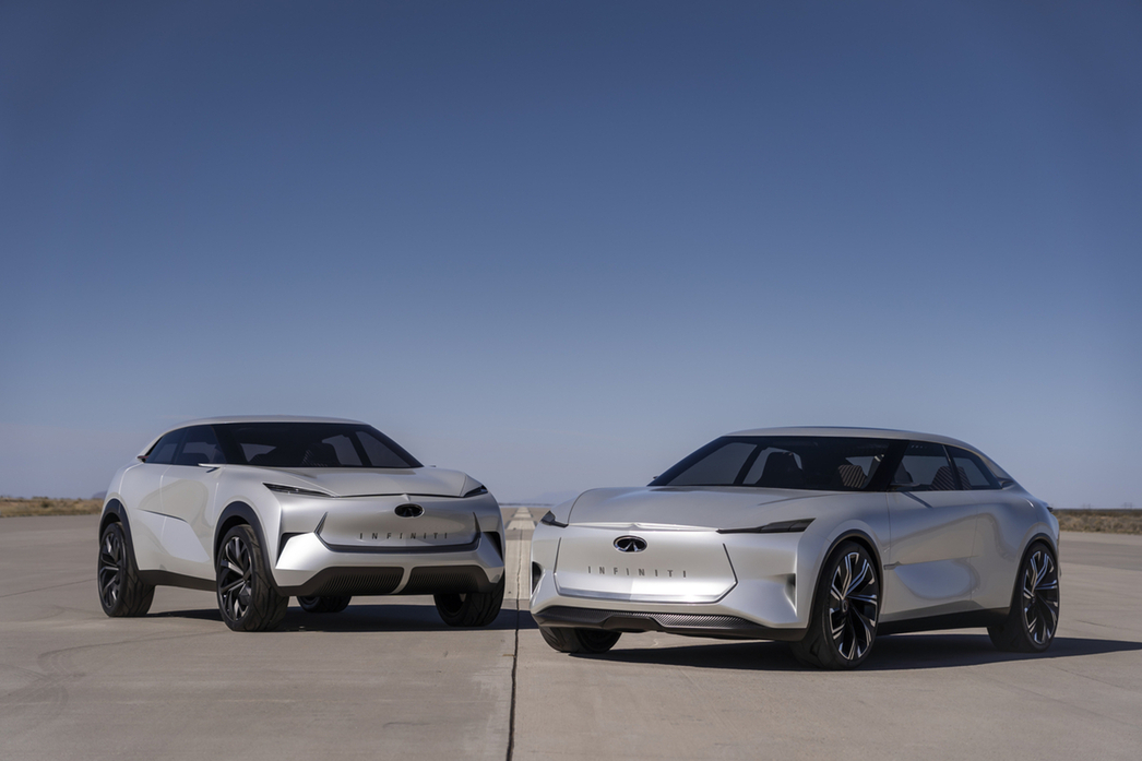 На фото концепткары Infiniti QX Inspiration и Qs Inspiration