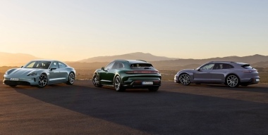 Porsche обновила семейство Taycan