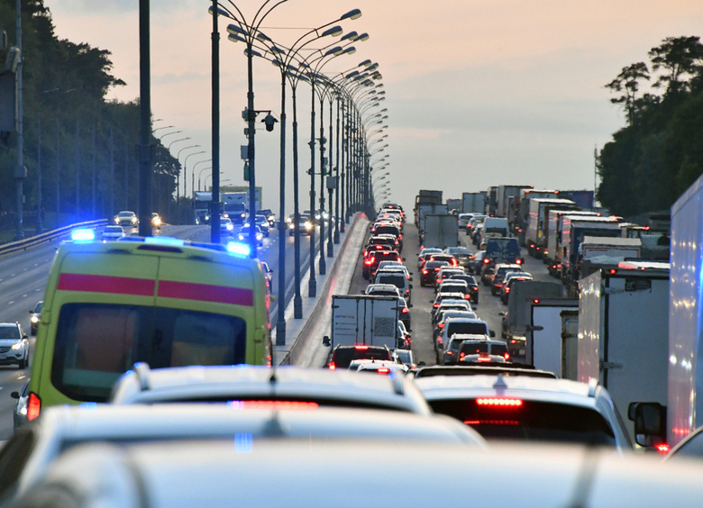 Изображение Пробки в Москве создают приезжие