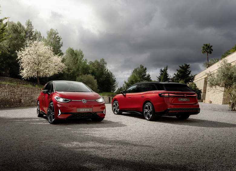 Изображение Volkswagen рассекретил «заряженные» ID.3 GTX и ID.7 GTX Tourer