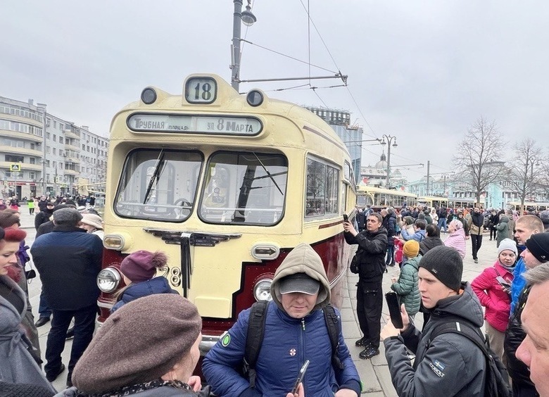Изображение В Москве с помпой отметили 125-летний юбилей трамвая