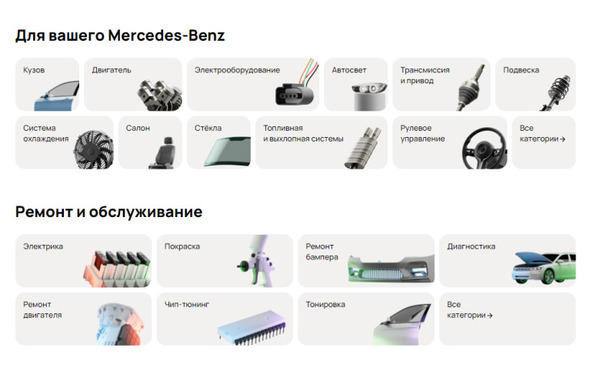Удобная навигация по сервису