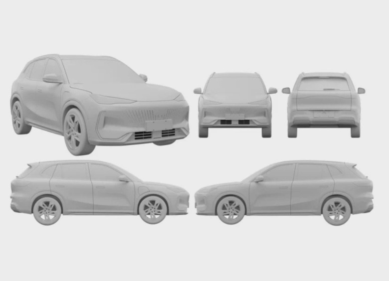 Изображение Кроссовер Geely Galaxy E5 запатентовали в России