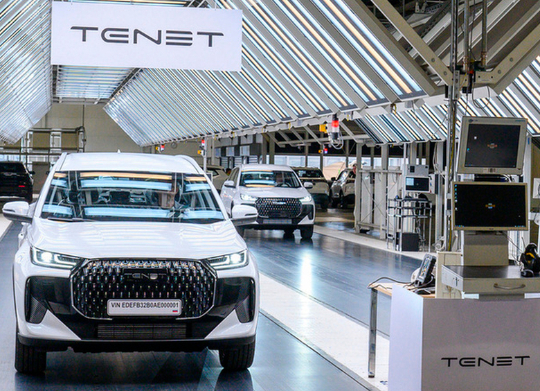 Изображение В России собрали более 2500 автомобилей марки Tenet