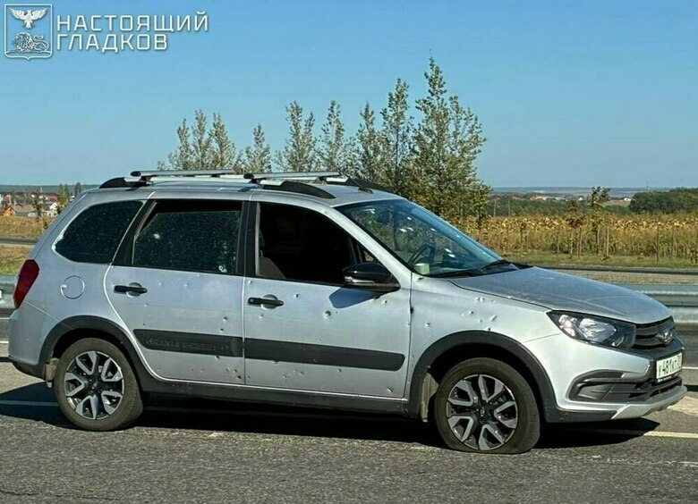 Изображение Беспилотник атаковал автомобиль с детьми в Белгородской области
