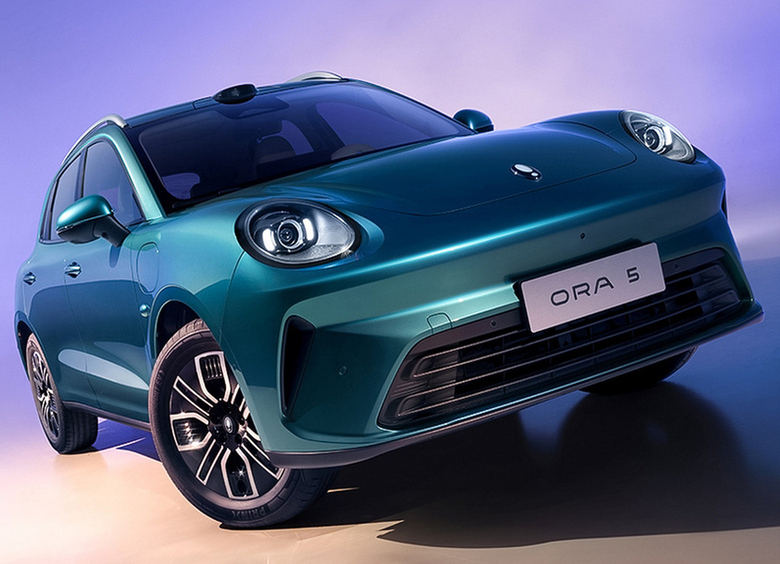 Изображение GWM презентовала электрический кроссовер Ora 5