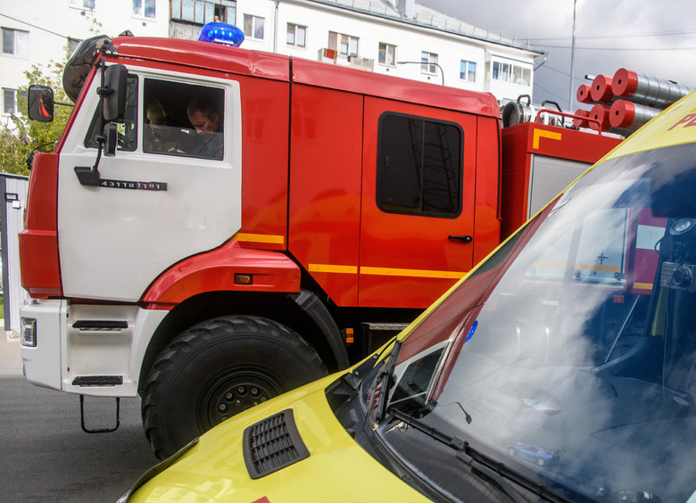 Изображение Автомобиль каршеринга загорелся на ходу на Ленинградском проспекте в Москве