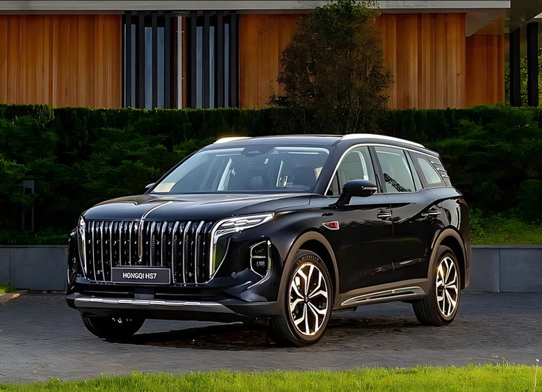 Изображение До России может доехать гибридный Hongqi HS7 с передним приводом