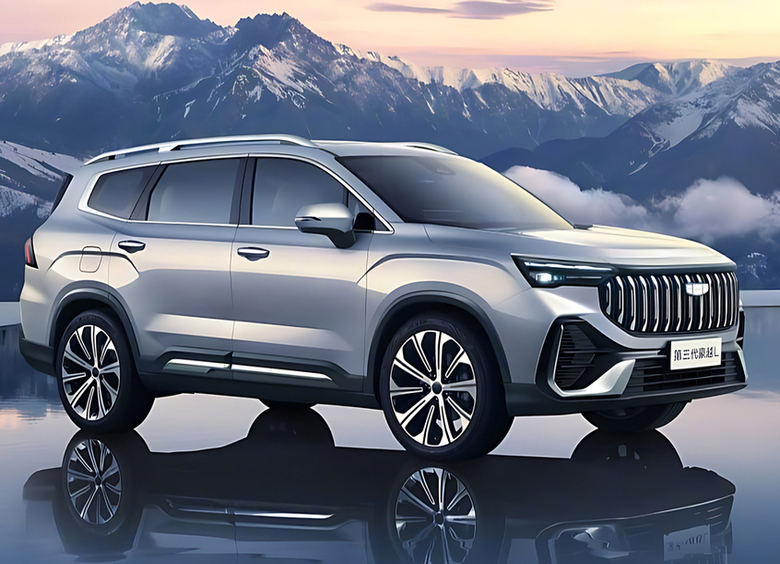 Geely обнародовала официальные изображения обновленного кроссовера Okavango