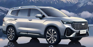 Geely обнародовала официальные изображения обновленного кроссовера Okavango