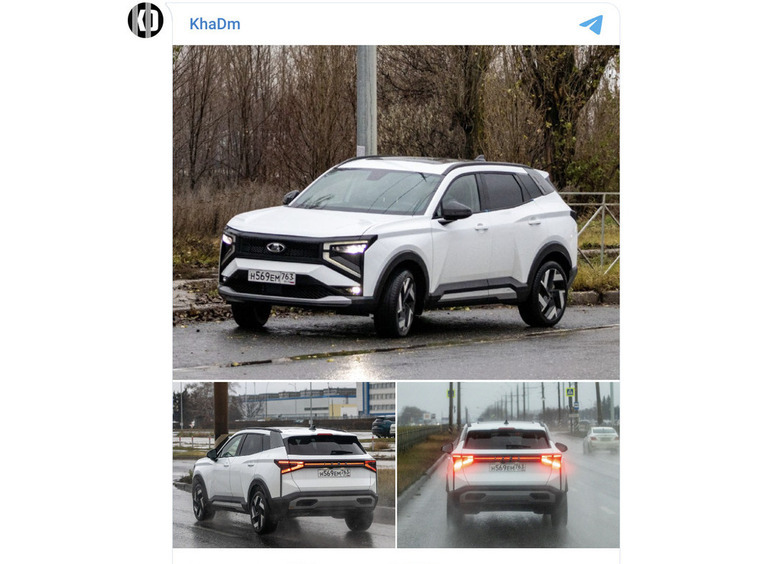 «Шпионские» фото кроссовера LADA Azimut без камуфляжа слили в Сеть