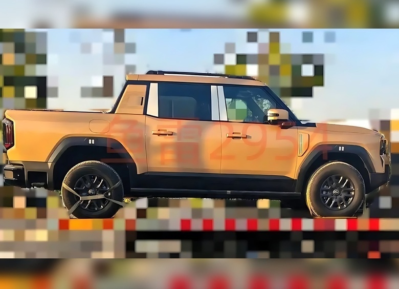 Пикап Jetour F700 впервые «засветился» в Сети без камуфляжа