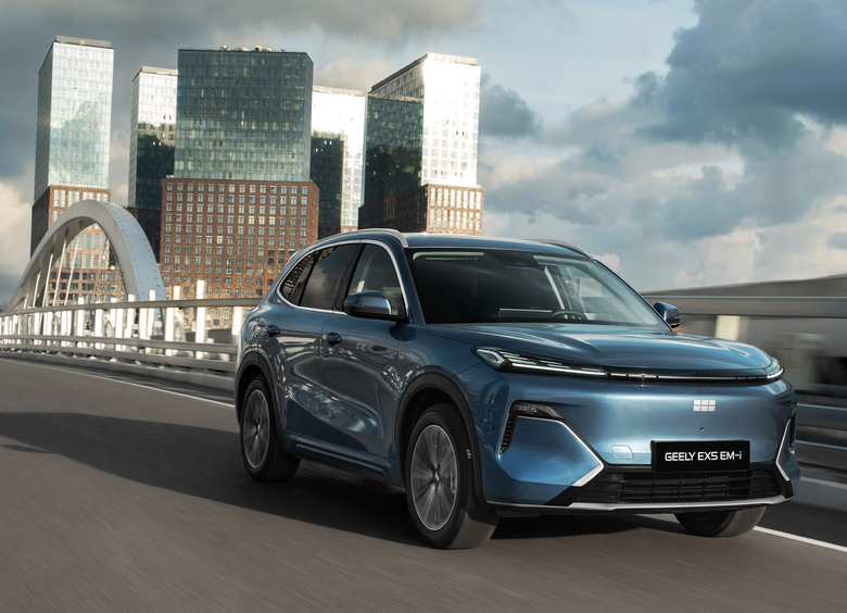 Geely открыла российские продажи гибридного кроссовера EX5 EM-i