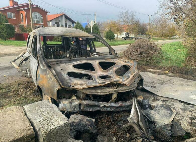 Изображение Пьяный угонщик-рецидивист попал в ДТП и сжег украденный автомобиль в Анапе