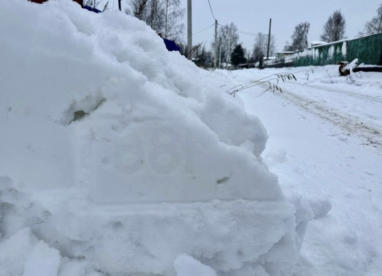 Изображение Полиция раскрыла кражу из гаража по отпечатку госномера на сугробе