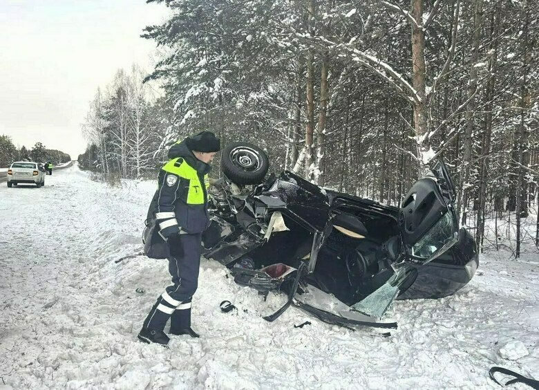 Изображение Два человека погибли, один пострадал в ДТП под Алапаевском